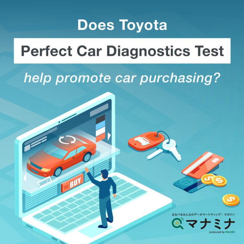 Does Toyota ”Perfect Car Diagnostics Test" help promote car purchasing? Analysis using third-party data