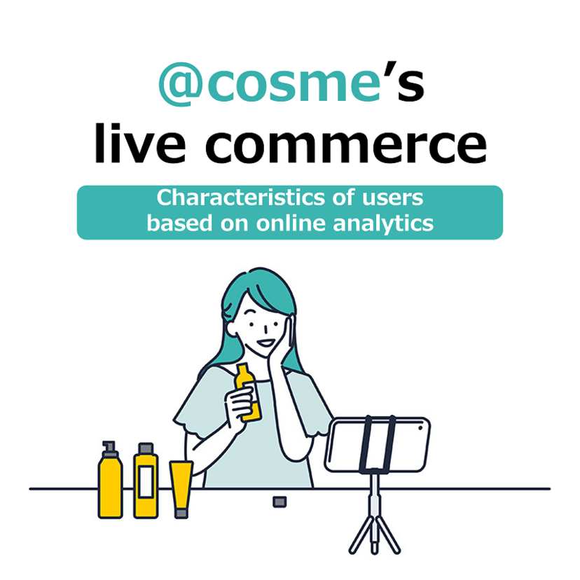 Characteristics of users using @cosme’s live commerce based on online analytics