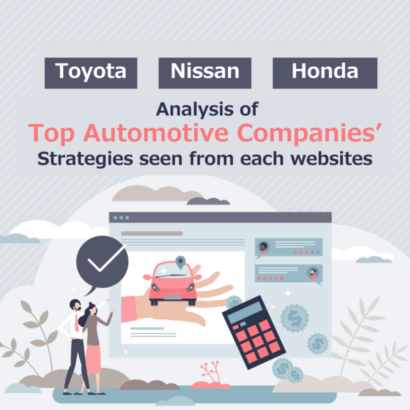 Toyota, Nissan, Honda: Analysis of Top Automotive Companies' Strategies seen from each websites