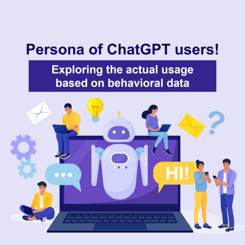 Persona of ChatGPT users! Exploring the actual usage based on behavioral data