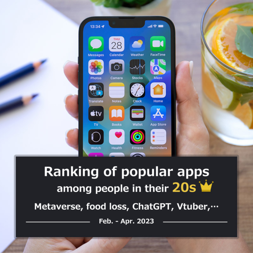 Ranking of popular apps among people in their 20s! Metaverse, food loss, & ChatGPT-related apps (Feb. - Apr. 2023)
