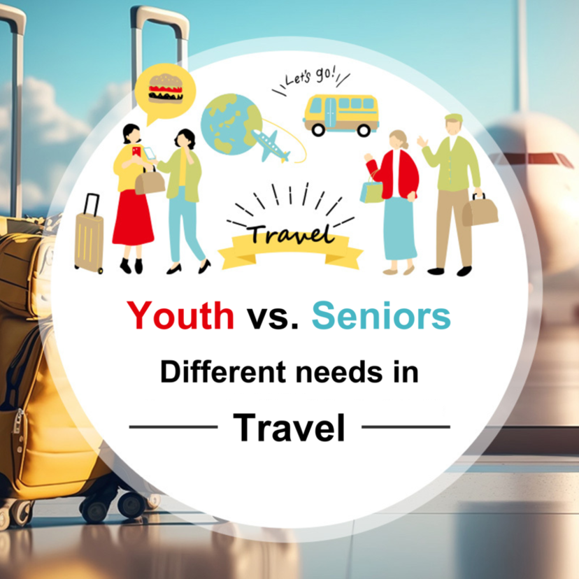 Youth vs. seniors. Different needs in travel