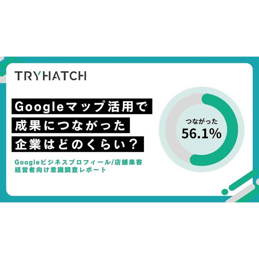 約5割の企業経営者がGoogleマップ活用の成果を体感！約3割が売上増加【トライハッチ調査】