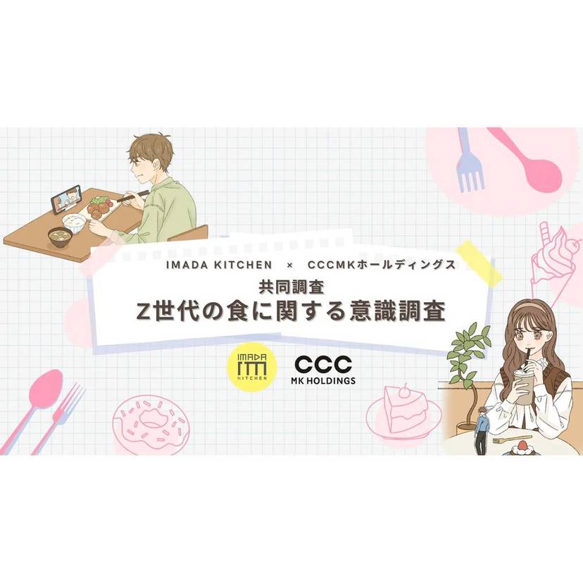 IMADA KITCHENとCCCMKホールディングス、Z世代の食に関する意識調査結果を発表