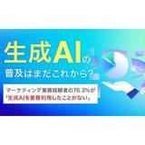 生成AIの普及はまだこれから？マーケティング業務経験者の約8割が生成AIを業務利用したことがない【NEXER調査】