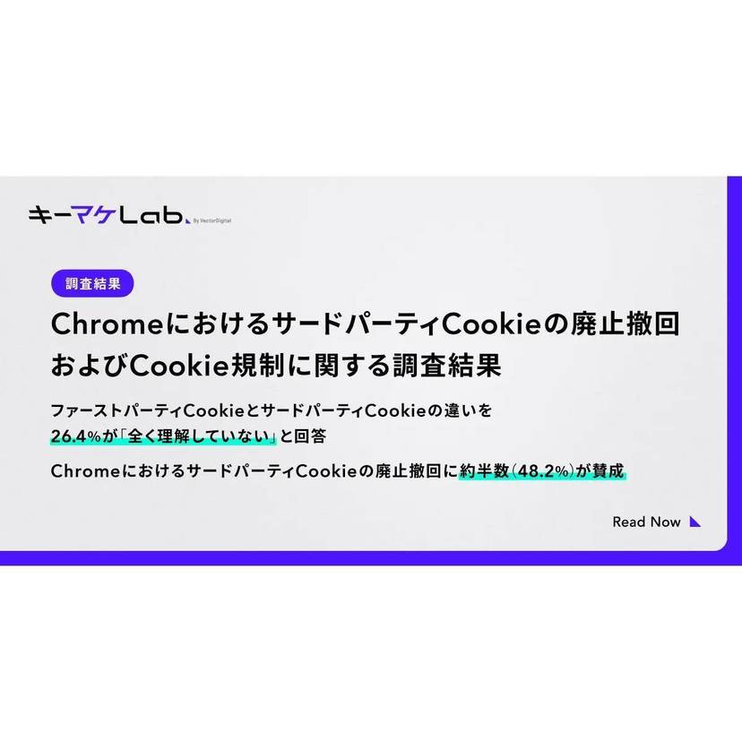 約5割のマーケティング担当者がサードパーティCookie廃止撤回に"賛成"　一方でCookie依存脱却を慎重に見極める姿勢も【キーワードマーケティング調査】