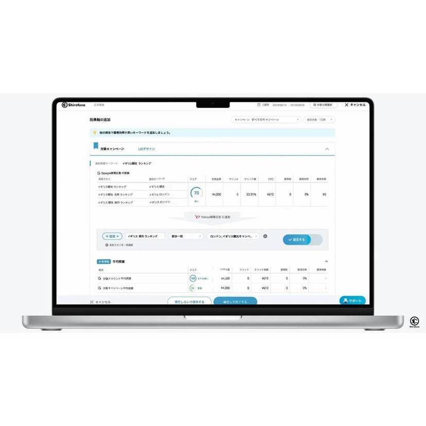 Shirofune、Google広告の好調な検索クエリ・キーワードをYahoo!広告やMicrosoft広告へシームレスに連携可能に