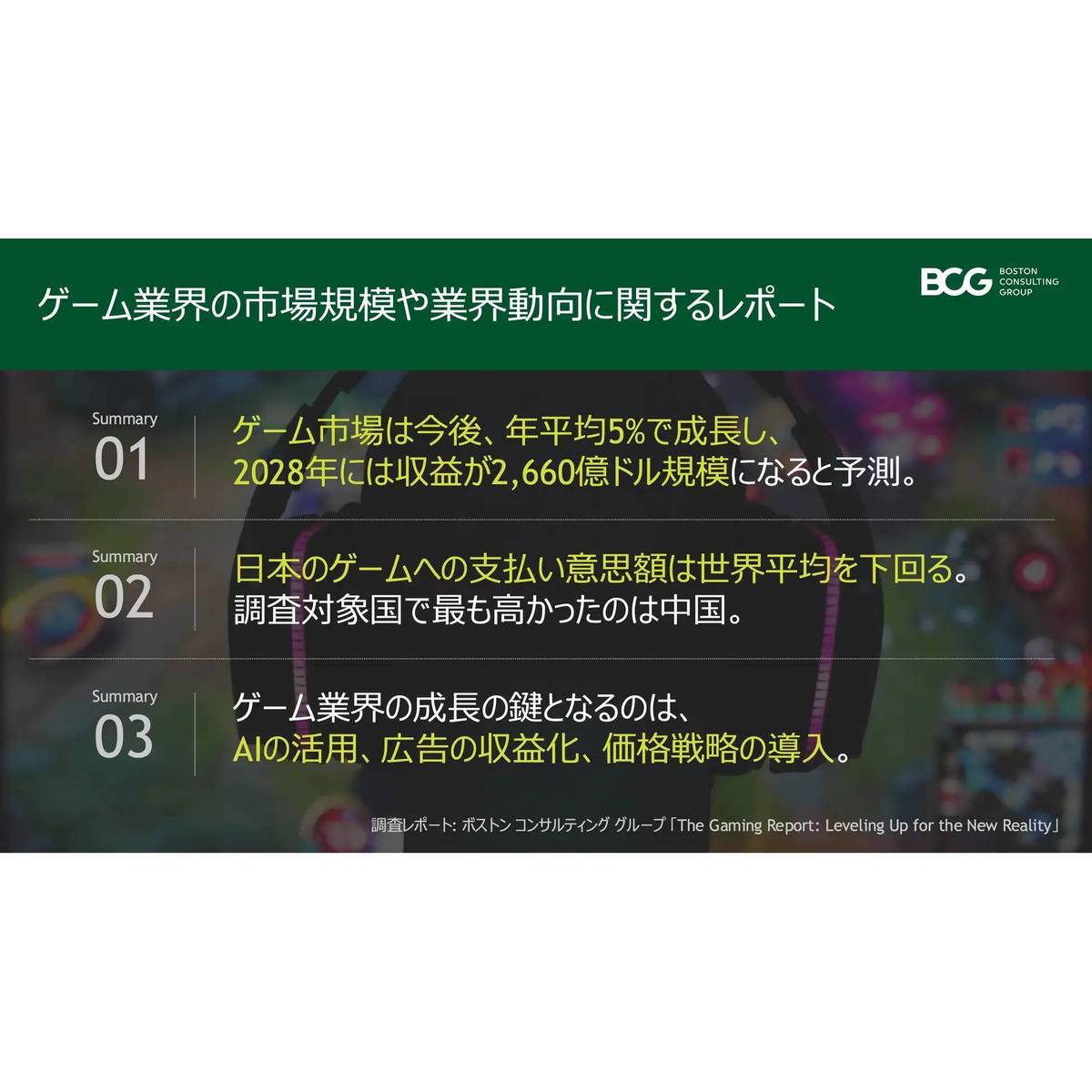 ゲーム市場はコロナ禍後に減速、今後は年平均5％で成長し、2028年に2,660億ドル規模へ【BCG調査】 |  ［マナミナ］まなべるみんなのデータマーケティング・マガジン