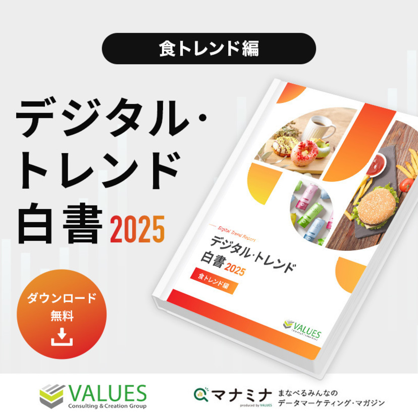 【無料レポート】デジタル・トレンド白書2025 – 食トレンド編｜ダウンロードページ
