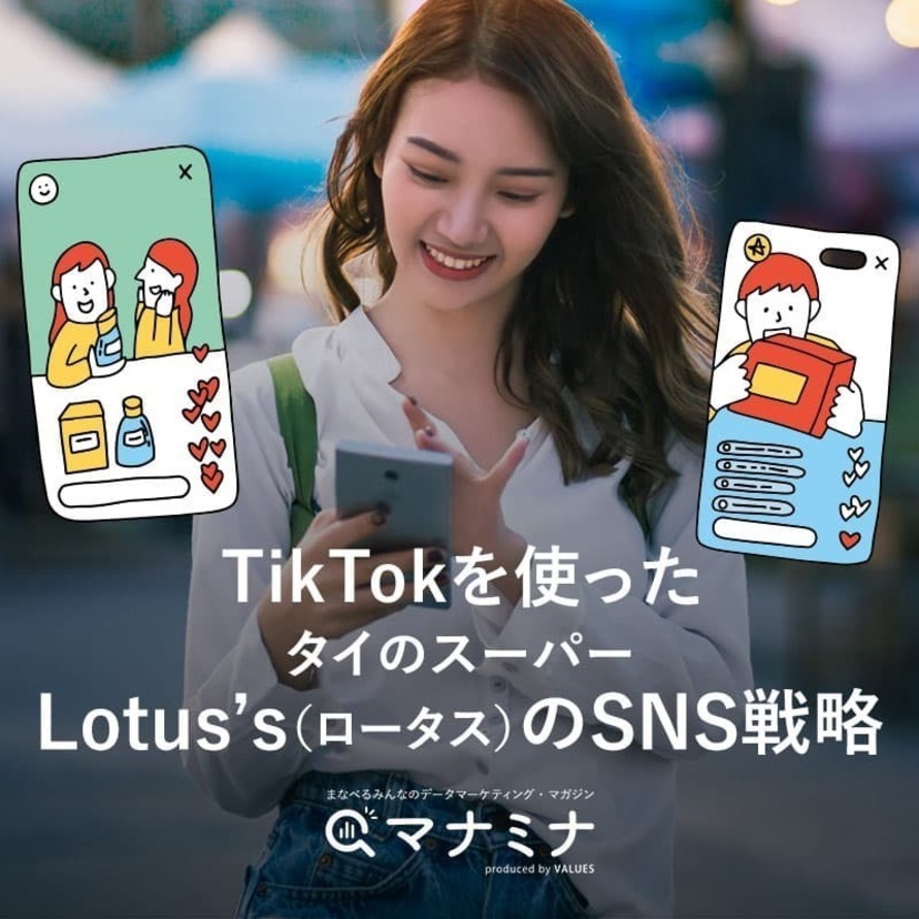 TikTokを使ったタイのスーパーLotus’s（ロータス）のSNS戦略