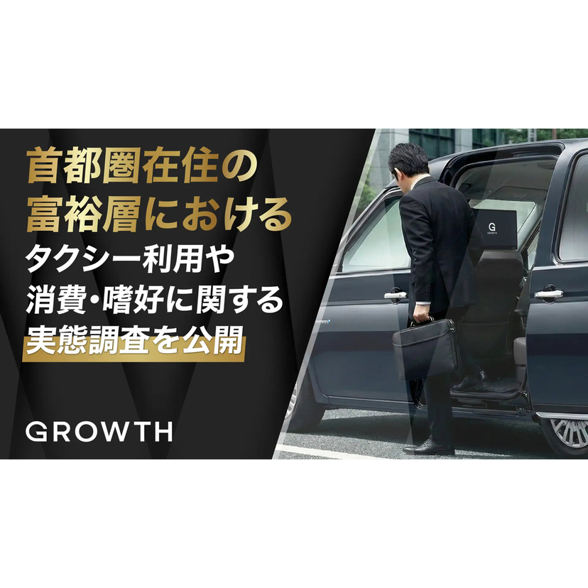 ニューステクノロジー、首都圏在住の富裕層におけるタクシー利用や消費・嗜好に関する実態調査を公開