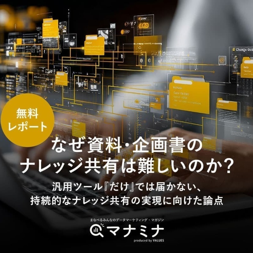 【無料レポート】なぜ資料・企画書のナレッジ共有は難しいのか？  〜汎用ツール『だけ』では届かない、持続的なナレッジ共有の実現に向けた論点〜