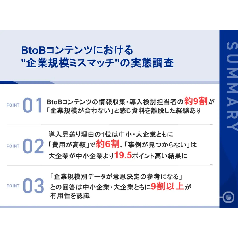 BtoB導入担当の約9割が「規模の合わない資料」で離脱、見送りにも直結【IDEATECH調査】