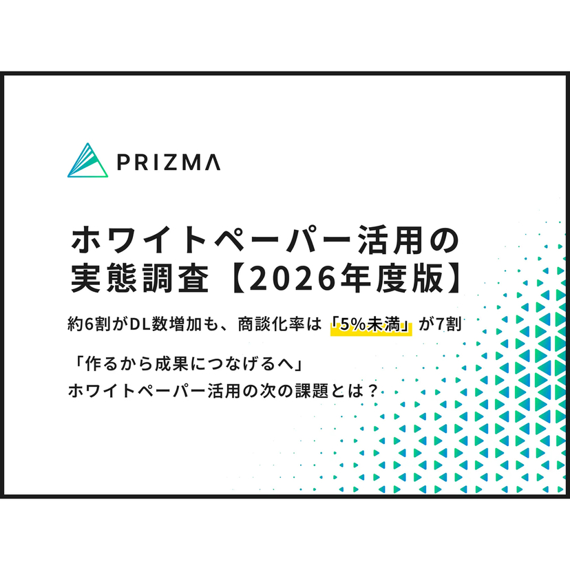 BtoBホワイトペーパーのダウンロード数は約6割が増加、一方で商談化率5%未満が約7割に【PRIZMA調査】