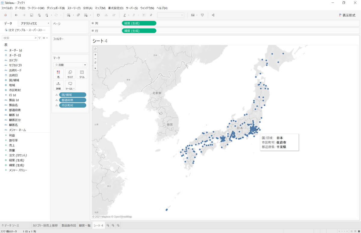 Tableauで作ったワークシートをダッシュボードにする Bi初学者がtableauを１から学びます 最終回 マナミナ まなべるみんなのデータマーケティング マガジン